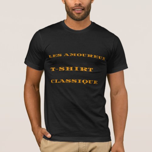 Les amoureux T_shirt classique