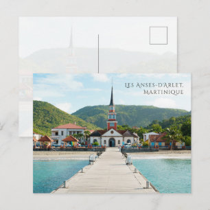 Les Anses-d'Arlet Martinique Scenic Coastal Postcard