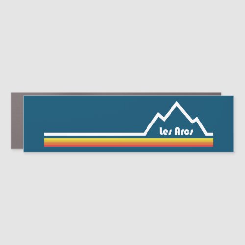 Les Arcs France Car Magnet