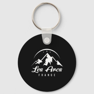 Les Arcs France Ski Resort Skiing Snowboarding Sou Keychain