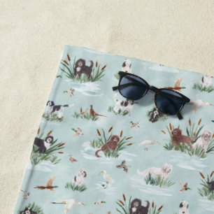 LES BARBETS BEACH TOWEL