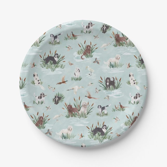 LES BARBETS PAPER PLATES (Front)