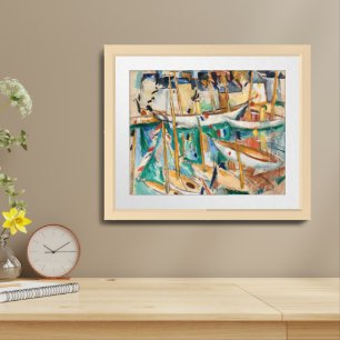 Les Bateaux Raoul Dufy Framed Art