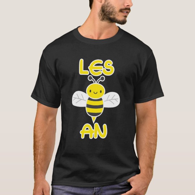Les Bee An Lgbt Lesbian Pride Lesbian T-Shirt (Front)