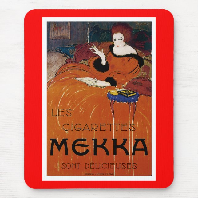 Les Cigarettes Mekka Mouse Pad (Front)