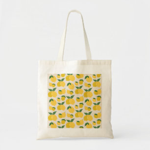 Les Citrons 01 Retro Lemon Abstract Lemons Tote Bag