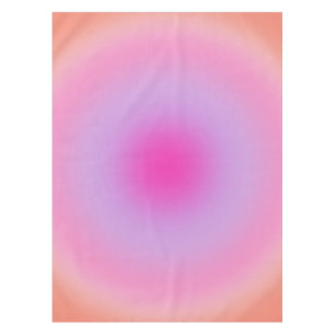 Les Couleurs 01 Orange And Pink Gradient Aura Tablecloth