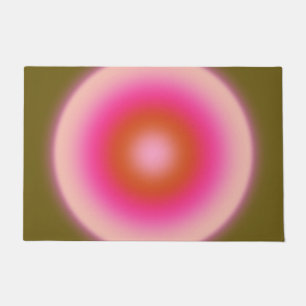 Les Couleurs 05 Gradient Olive And Pink Aura Doormat
