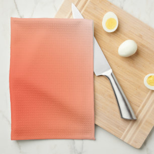 Les Couleurs 09 Orange Gradient Aura Kitchen Towel
