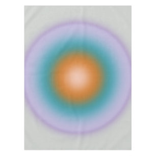 Les Couleurs 10 Bright Colorful Gradient Aura Tablecloth