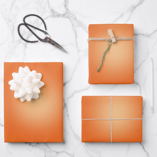 Les Couleurs 13 Sunshine Gradient Wrapping Paper Sheets (Front)