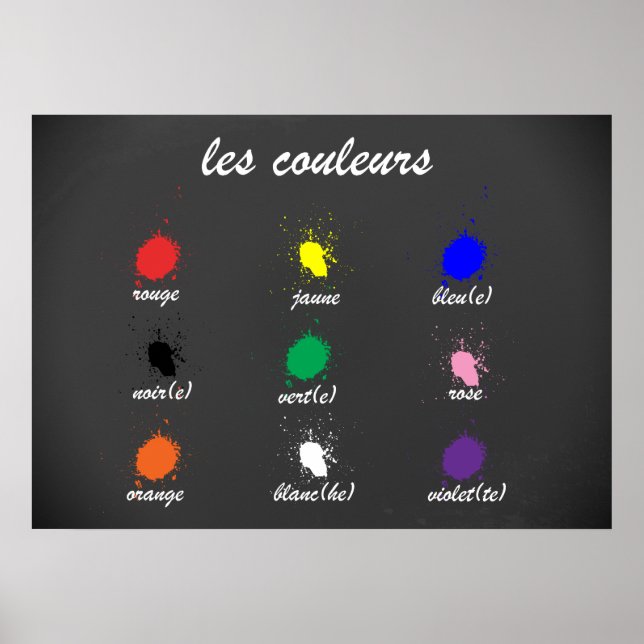 Les Couleurs (The Colors) Poster (Front)