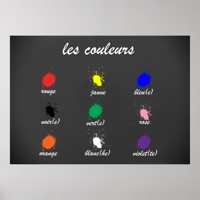 Les Couleurs (The Colors) Poster