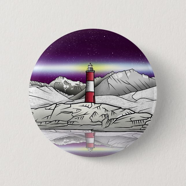 Les Eclaireurs Lighthouse Argentina Button (Front)