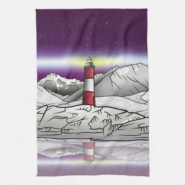 Les Eclaireurs Lighthouse Argentina Kitchen Towel (Vertical)