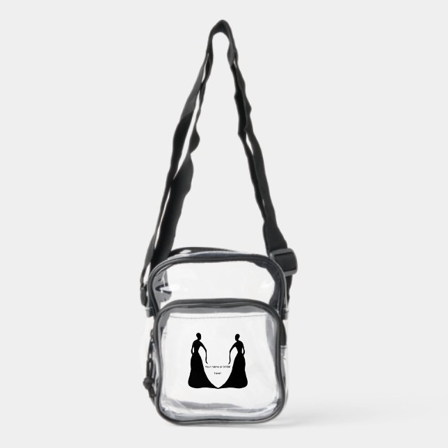 Les Femmes Bold Cross Body Bag (Front)