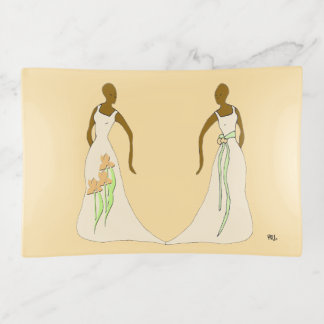 Les Femmes Coral Trinket Tray