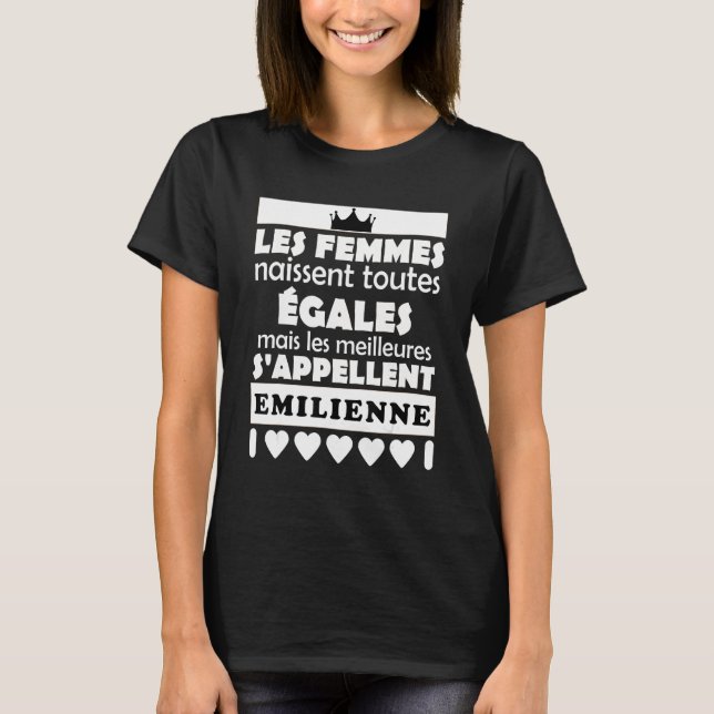 les femmes nait tous égales les mieux EMILIENNE T-Shirt (Front)