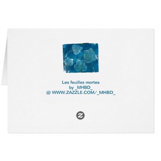 Les Feuilles Mortes (Back Horizontal)