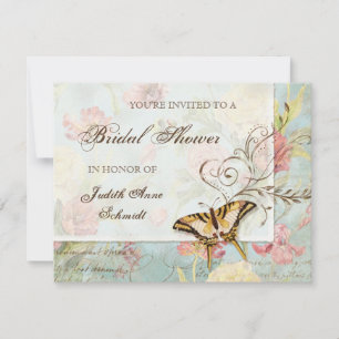 Les Fleurs Peony Rose Tulip Floral Flowers Wedding Invitation