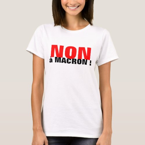 Les Francais choisissent le NON _ t_shirt femme