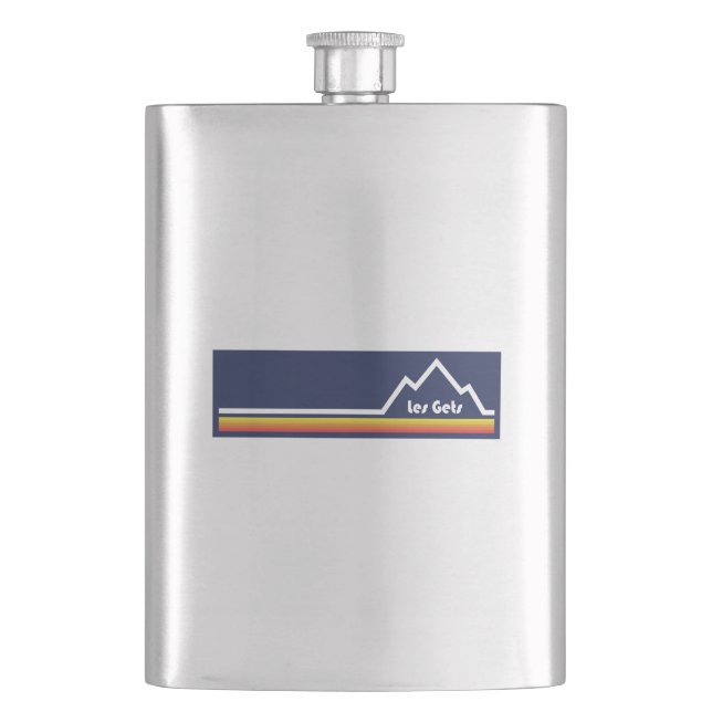 Les Gets France Flask (Front)