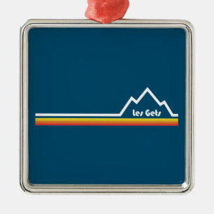 Les Gets France Metal Ornament