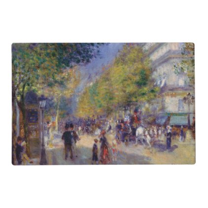 Les Grands Boulevards by Renoir Placemat