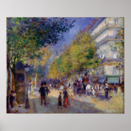 Les Grands Boulevards by Renoir Poster