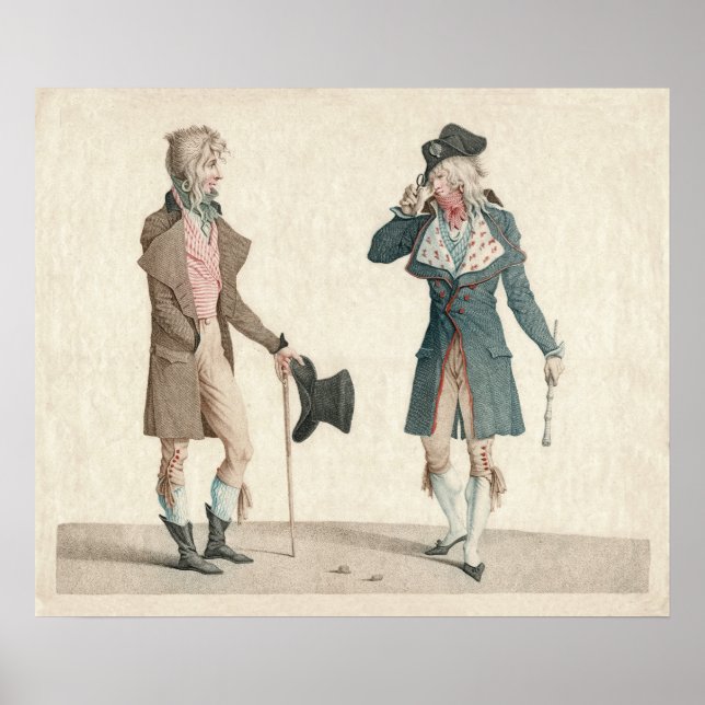 Les Incroyables by Carle Vernet Poster (Front)