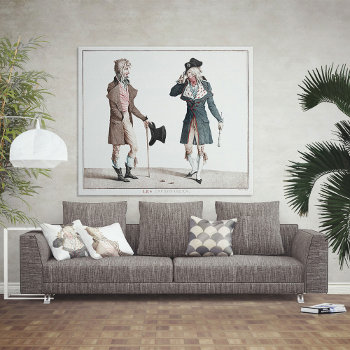 Les Incroyables By Carle Vernet Poster by AntiqueImages at Zazzle
