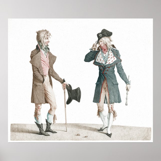 Les Incroyables - French Caricature Carle Vernet P Poster (Front)
