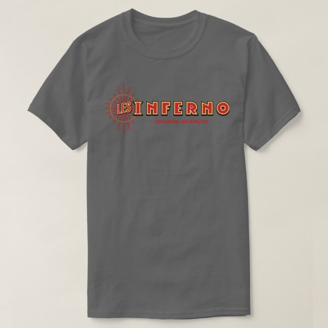 Les Inferno House Rules T-Shirt (Design Front)