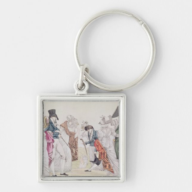 Les Invisibles', c.1807 Keychain (Front)