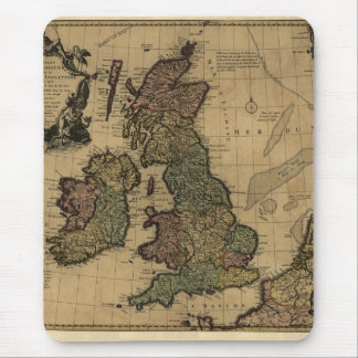 Les Isles Britanniques, 1700's Map Mouse Pad