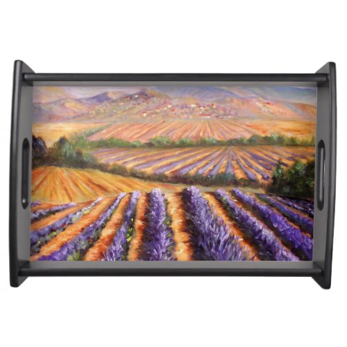 Les lavandes de Provence Serving Tray