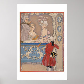 Les Liaisons Dangereuses Theater Scene Poster