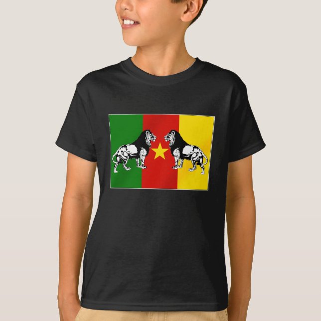 Les Lions Indomables Cameroun T-Shirt (Front)