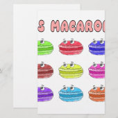 Les Macarons Cute Cartoon (Front/Back)