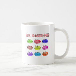 Les Macarons Cute Cartoon Coffee Mug