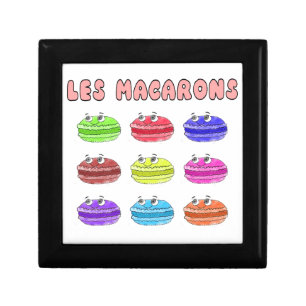 Les Macarons Cute Cartoon Jewelry Box