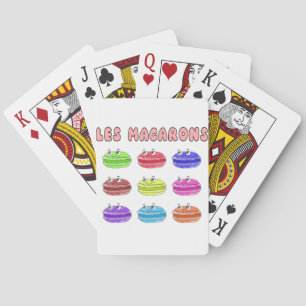 Les Macarons Cute Cartoon Poker Cards