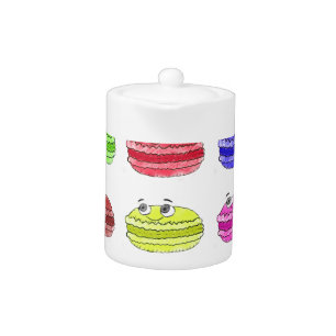 Les Macarons Cute Cartoon Teapot