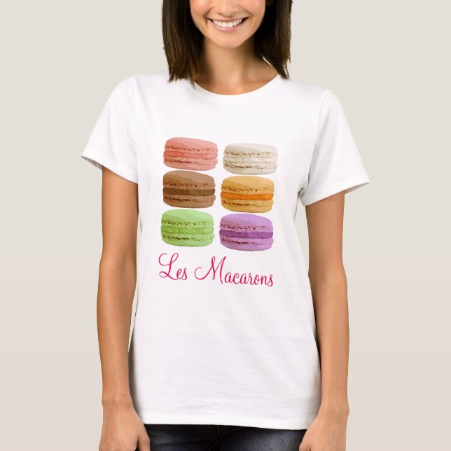 Les Macarons - muti-colored pastels T-Shirt (Front)