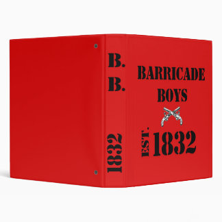 Les Misérables Love: Barricade Boys Binder Red