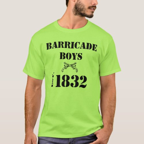 Les Miserables Love Barricade Boys Shirt