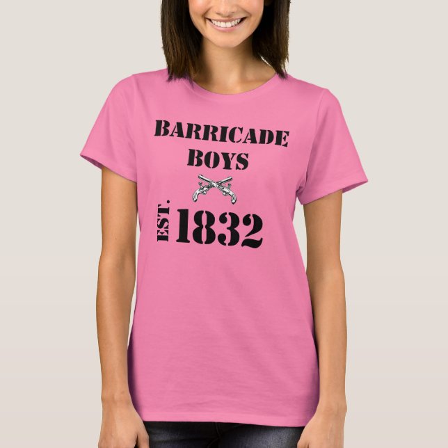 Les Misérables Love: Barricade Boys Shirt (Women) (Front)