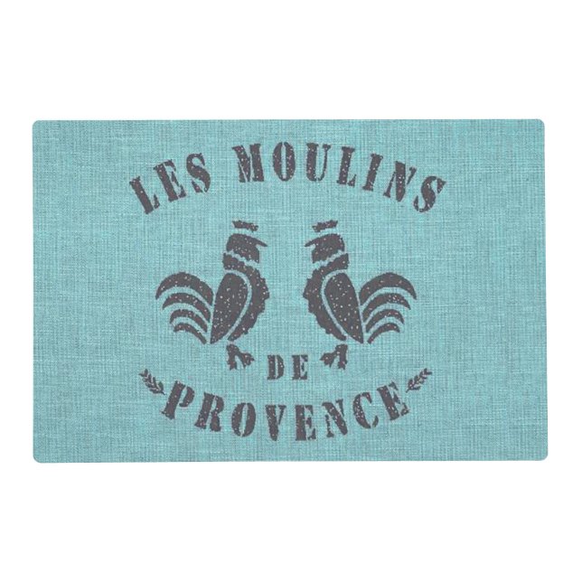 Les Moulins De Provence Placemat (Front)