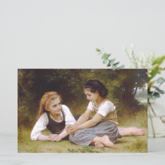 Les Noisettes: Young Girls Collecting Hazelnuts (Standing Front)