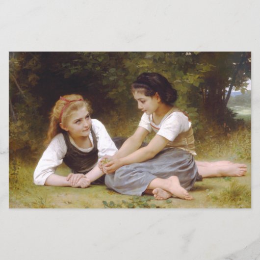 Les Noisettes: Young Girls Collecting Hazelnuts (Back)